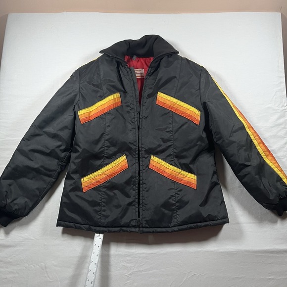 BOMBARDIER, MODE INC Jackets & Blazers - VTG BOMBARDIER, MODE INC SNOMOBILE MADE IN USA QUILTED SKI JACKET SIZE  16R